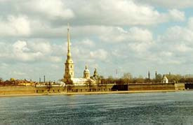 La forteresse Pierre-et-Paul (Petropavlov) à Petersbourg où fut emprisonné Rabbi Chnéour Zalman après son arrestation en 1798