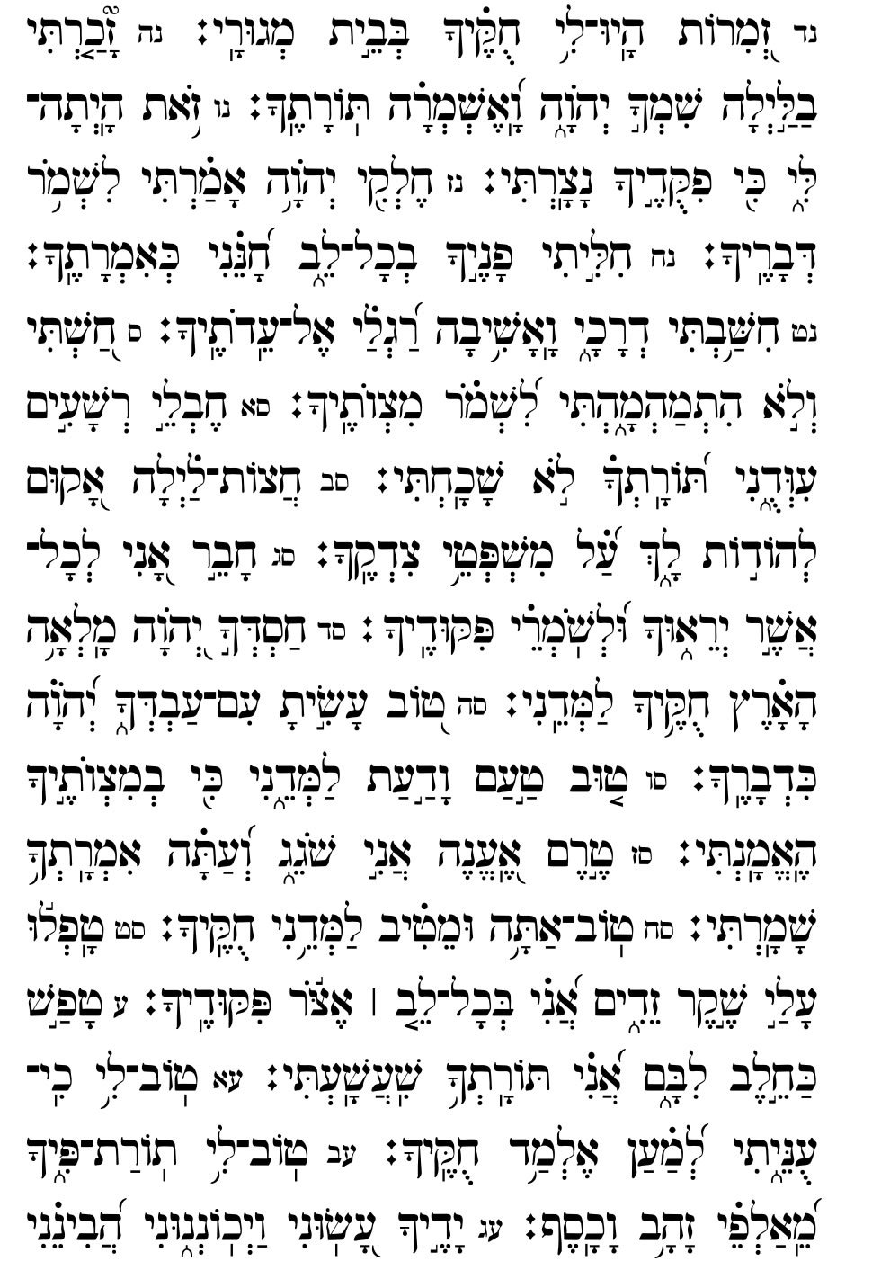 Psalms 20 and 119 - Chabad.org