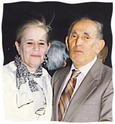 The author's parents in 1990