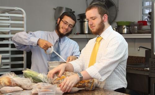 We seal each and every package ensuring that they contain only kosher ingredients from the Chabad kitchen.