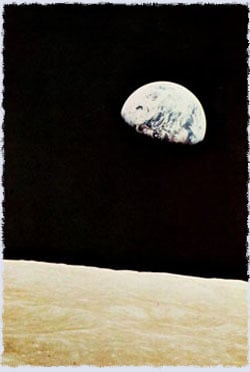 An image of the Moon and the Earth taken by the Apollo 8 crew. (Photo: NASA)