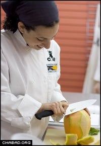 Jordana Hirschel, a graduate of the Center for Kosher Culinary Arts, works as a personal chef.