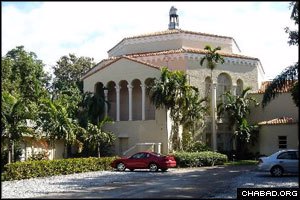 The current home of Chabad-Lubavitch of South Dade is recognized for its art deco period architecture.