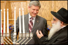 Canadian PM Hosts Menorah Lighting