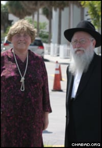 Rabbi Abraham and Rivka Korf