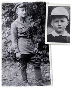 Goldman, left, was a Soviet soldier when he first met Foxman, above, as a young boy. The chance encounter has become legend in their respective families.