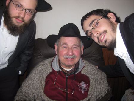 With our Yiddish-speaking friend.
