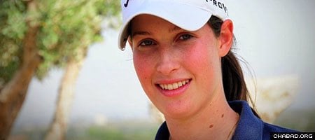 Laetitia Beck plays for Duke University’s golf team. (Photo: Yoav Etiel/Hamoshavot Magazine)