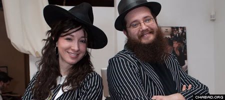 Rabbi Yosef Shmuel and Sara Moscowitz run the Chabad House serving the Chicago neighborhood of Bucktown-Wicker Park.