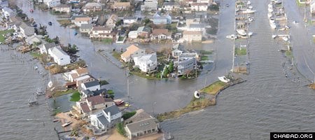 Areas of Long Island, N.Y., remain devastated, as seen during an overflight with Coast Guard Air Station Cape Cod, Mass., following Hurricane Sandy. (U.S. Coast Guard/Petty Officer 2nd Class Rob Simpson)