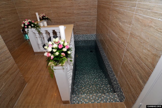 The first mikvah in Vietnam.