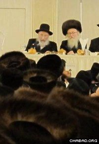 Rabbi Moshe Wolfson, rabbi of the Emunas Yisroel synagogue in Borough Park, N.Y. speaks about Rabbi Schneur Zalman of Liadi's contribution to Jewish scholarship. (Photo: JDN)