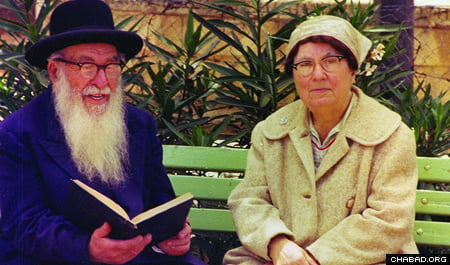 Goldstein&#39;s parents, R. Moshe Yehuda and Chaya Malka Goldstein.