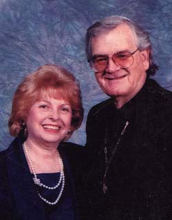 Artist Michel and his wife Josepha Schwartz