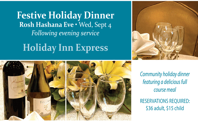 Festive Community Holiday Dinner - click to RSVP