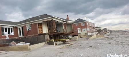 There was devastation, but not despair, in Belle Harbor, N.Y., in the wake of Hurricane Sandy.