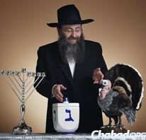 Rabbi Anchelle Perl and his wife, Bluma, co-directors of Chabad of Mineola in Mineola, N.Y., are marking the occasion with a culinary treat: a Thanksgiving-Chanukah kosher recipe contest.