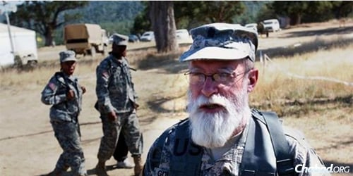 Rabbi Jacob Goldstein, a colonel in the U.S. Army Reserve, has worn a beard since he joined in 1977.