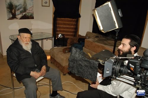 El Rabino Najman Bernhard en una entrevista para JEM