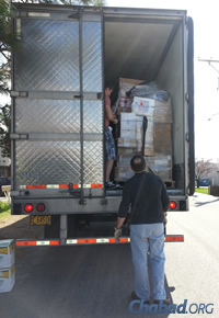 A truckload of Passover food was delivered a few days ago in Idaho.