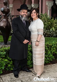 Rabbi Zalman and Chani Bukiet, co-directors of Chabad of West Boca