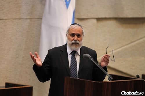MK Nissim Ze'ev (Photo: Itzik Harari, Knesset)
