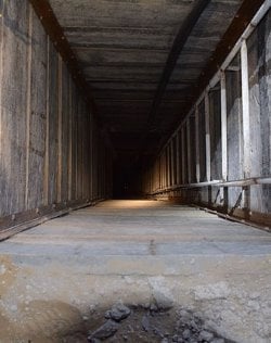 Gaza terror tunnel (photo: IDF)
