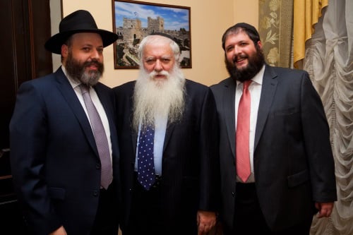 A family of emissaries—the father, Rav Zev HaCohen, the emissary in Tula, Russia; the brother, Rav Binyamin HaCohen, the emissary in Krasnoyarsk, Russia; Rav Aharon HaCohen, the emissary in Irkutsk, Russia