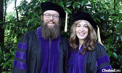 Rabbi Zalman and Miriam Lipskier, co-directors at the Chabad House at Emory University