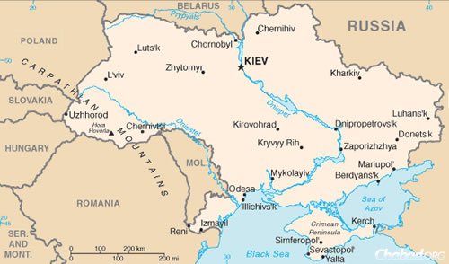 Although Kharkov (here spelled Kharkiv) is close to the Russian border, it has been spared the battles, airstrikes and devastation experienced in cities like Luhansk and Donetsk more to the south.