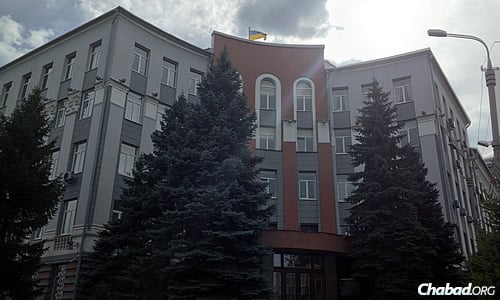 The former headquarters of the NKVD, later KGB, in the city. The building is rumored to go many floors underground. Today, it serves as the headquarters of Ukraine&#39;s successor security agency.