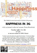 Happiness Lecture