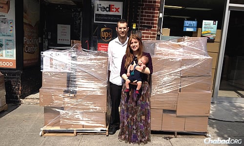 Rabbi Mendy and Mushkie Kesselman, and their son Nosson, now 6 months old, packed up their belongings this summer and left the Crown Heights neighborhood of Brooklyn, N.Y., to establish a Chabad House in Frisco, Texas.