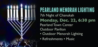 Pearland Menorah Lighting