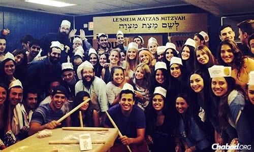 Students at the University of Miami in Coral Gables, Fla., co-directed by Rabbi Mendy and Henchi Fellig, participate in all kinds of Jewish programs, events and holiday activities.