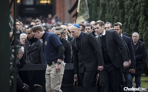 Dan Uzan, killed by a terrorist while guarding a synagogue, was laid to rest in Copenhagen, Denmark.