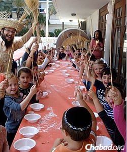 Holiday programs for children abound these days at The Shul of Bal Harbour.