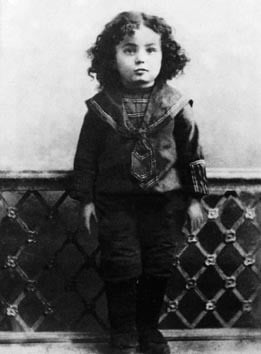 The Rebbe as a child