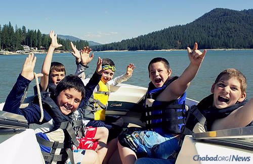 Waterfront access to Manzanita Lake allows for all kinds of sports with a splash.