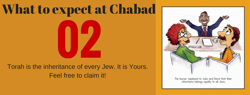 what to expect at chabad2