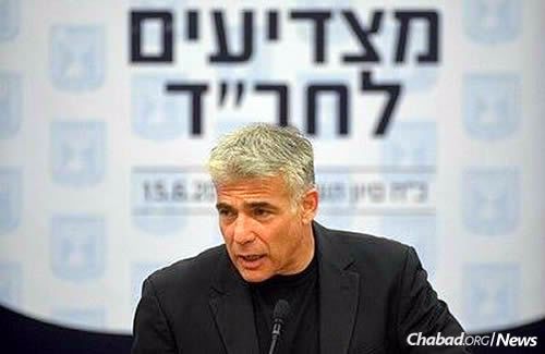Yesh Atid Party leader Yair Lapid (Photo: Meir Alfasi)