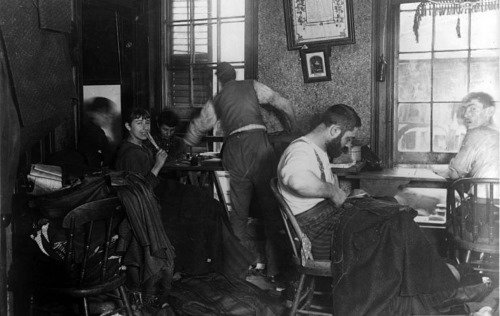 Many of New York’s Jews eked out a living working in the garment industry’s infamous sweatshops.