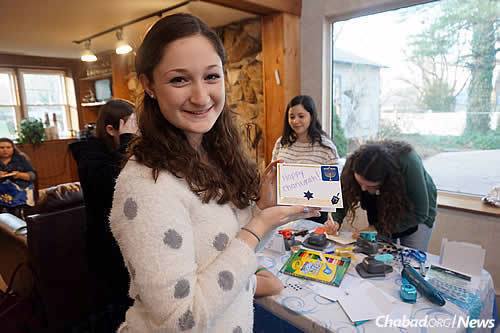 Another first at Chabad at Rowan—a Chanukah program for women involving crafts, cooking and food-decorating.