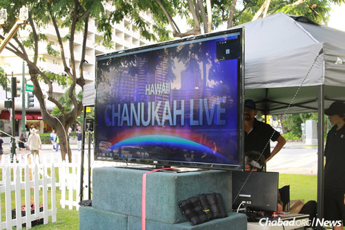 The Hawaii celebrations were coordinated around the state and streamed live around the world.