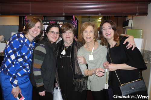 Miriam Landa with local community members at a &quot;Spa for the Soul&quot; event for ladies at Tashua Knolls Country Club in Trumbull, Conn.