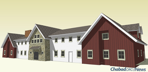 Chabad of Fairfield&#39;s new home will blend right into the existing neighborhood with its modern barn-style typical of the area. It will offer a 100-seat multipurpose room, classroom space, administration offices, a community room/lounge and a library.