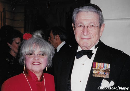 Over the course of a long life and career, Jules Lassner, pictured here with his wife, Dani&#232;le, served his country in a variety of positions, including in the Marine Corps, as an influential businessman and as an energetic Jewish communal leader.