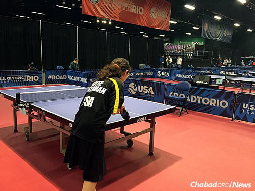 Estee lost the first two matches on a Thursday and Friday, and decided not to compete in the third one on Saturday. “I was disappointed,” she acknowledged. “But as much as I love table tennis, not playing on Shabbos is a greater reward.”