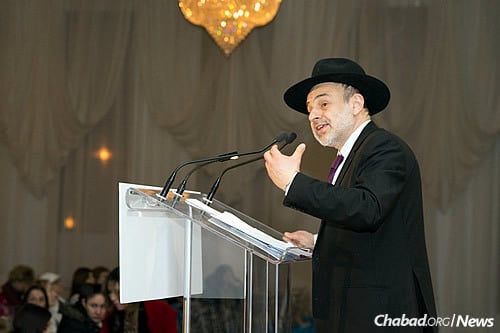 One of the highlights was a talk given by Rabbi Bruno Fiszon, chief rabbi of Metz, a city in northeastern France with a long and storied Jewish history. (Omega Photo/Mendel Dahan)
