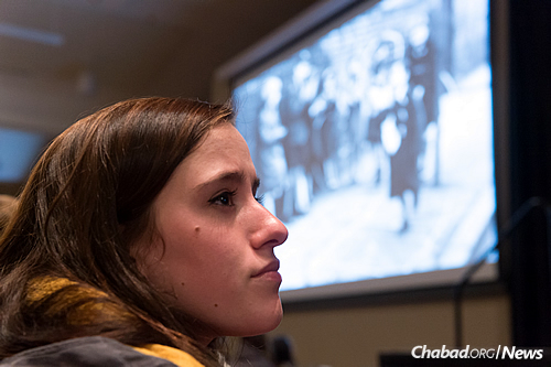 Students were visibly moved by the film ... (John Eisele/CSU Photography)